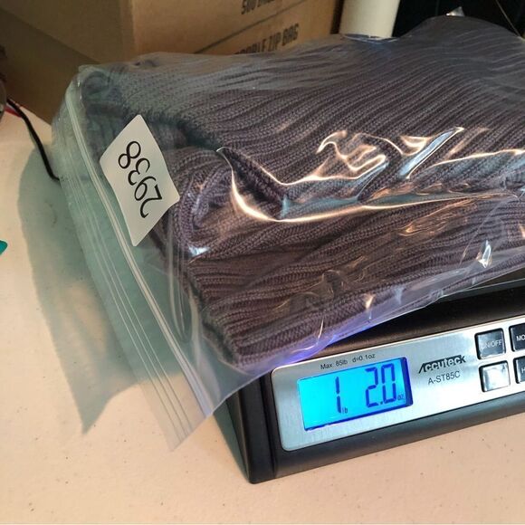 Eileen Fisher Merino Wool Sweater Womens S Purple Ribbed Heavy Chunky V Neck - Picture 6 of 6